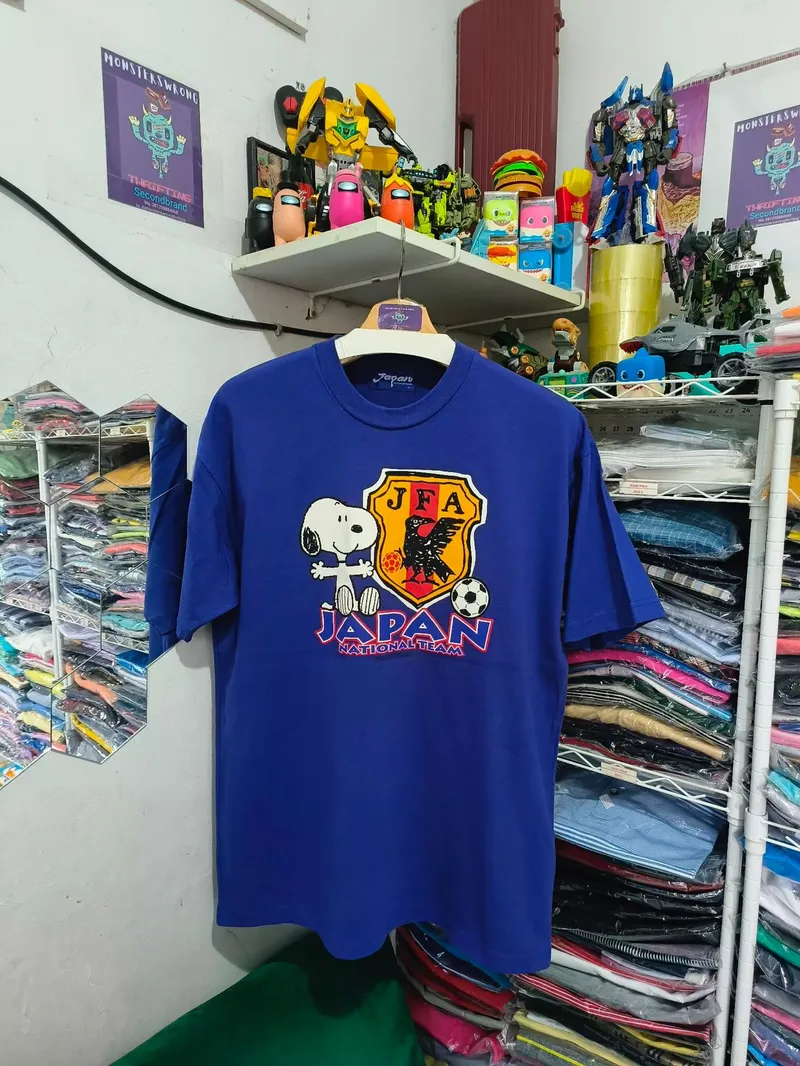 Vintage Streetwear T-shirt Pria blue photo 1