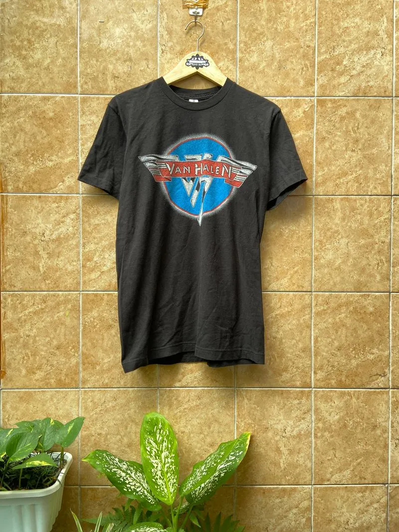Tultex Vintage T-shirt Pria black photo 1