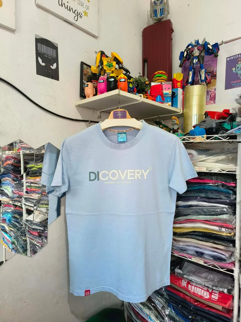Streetwear T-shirt Pria blue photo 1