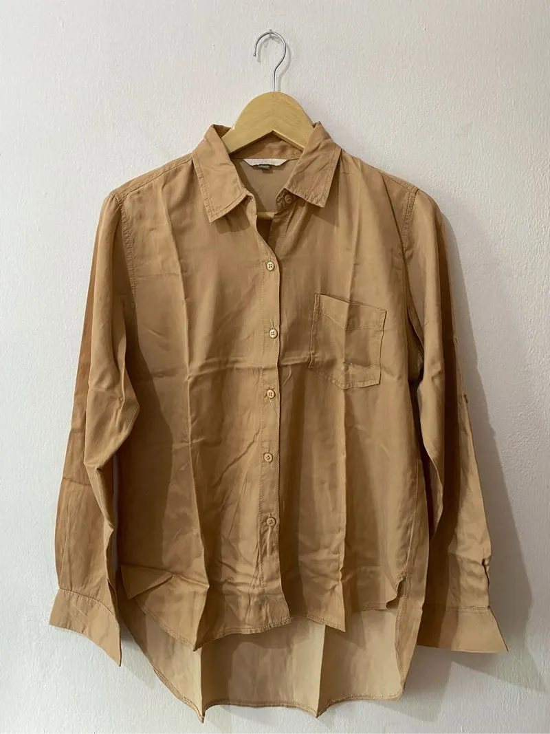 Casual Shirt Wanita cream photo 1