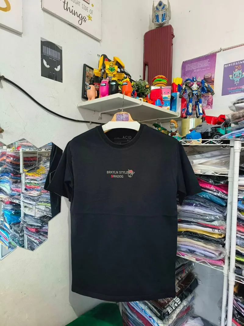 Streetwear T-shirt Pria black photo 1