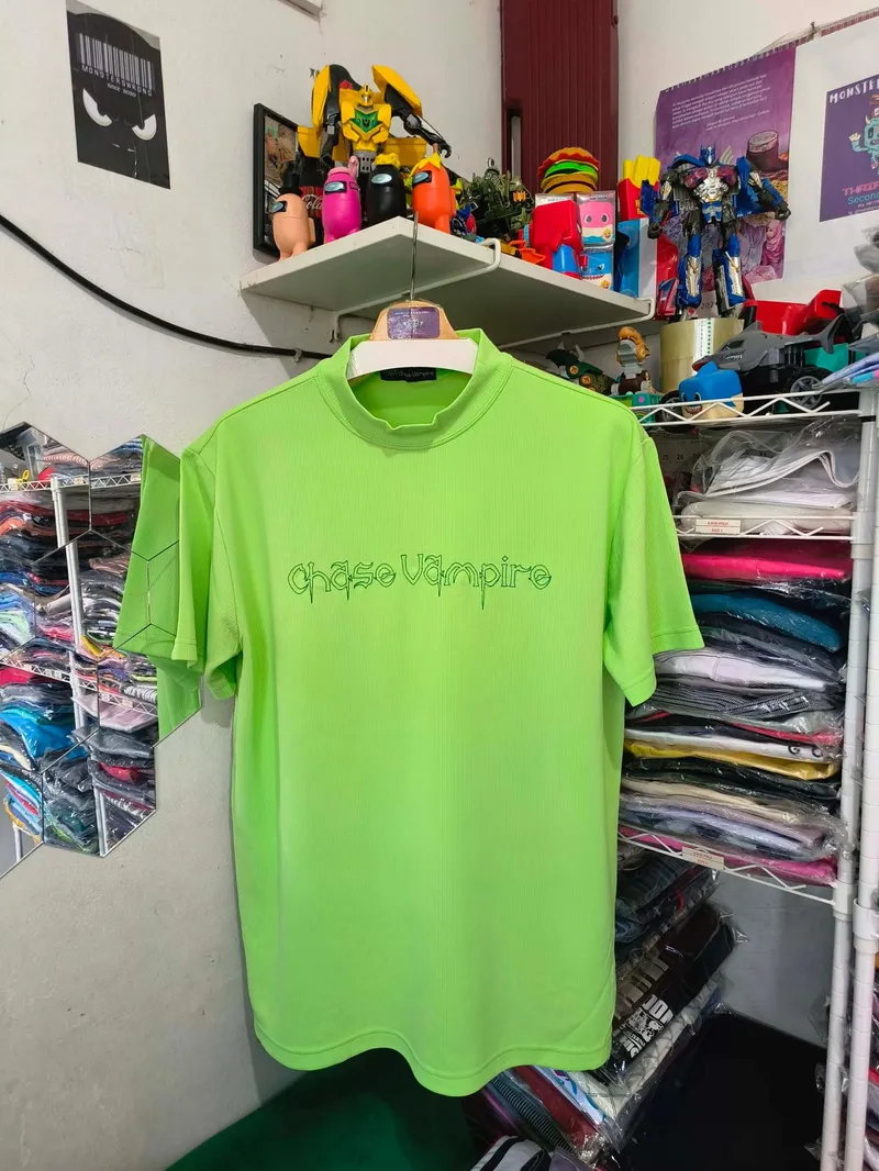 Streetwear T-shirt Pria green photo 1