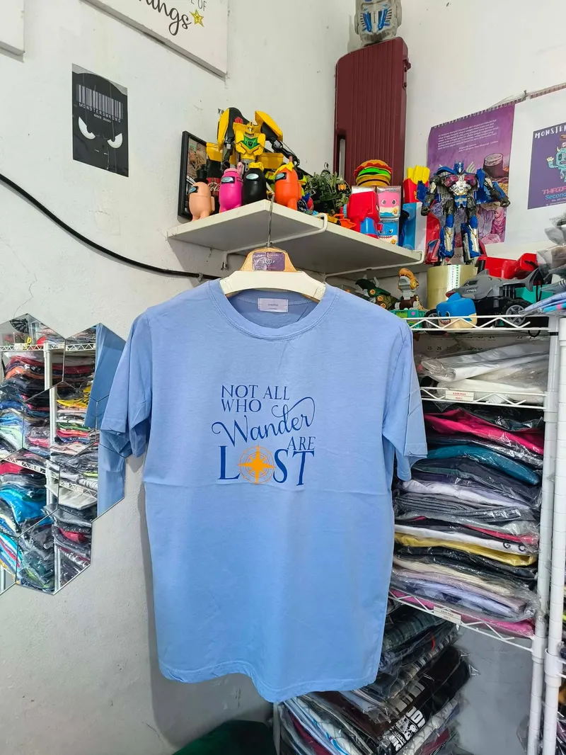 Streetwear T-shirt Pria blue photo 1
