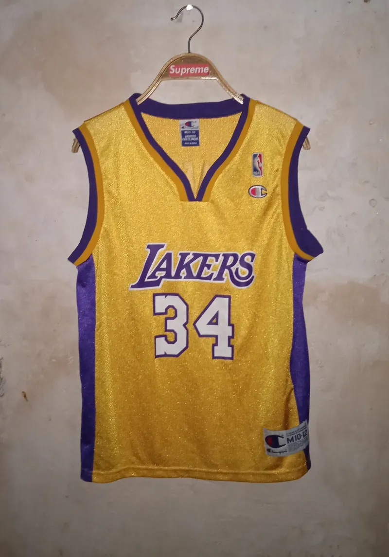 Champion Streetwear Sportswear Jersey Pria blue yellow photo 1