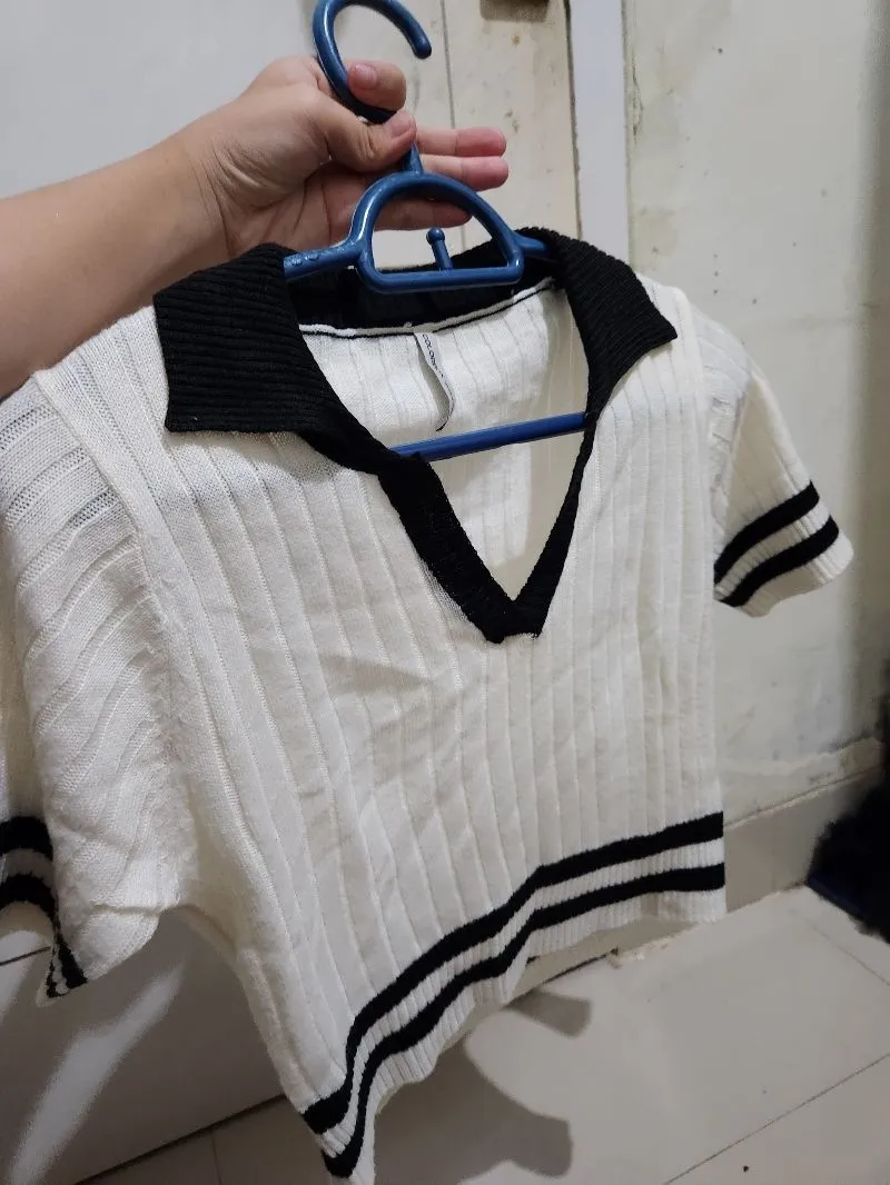 COLORBOX Y2K Casual Blouse Wanita cream photo 1