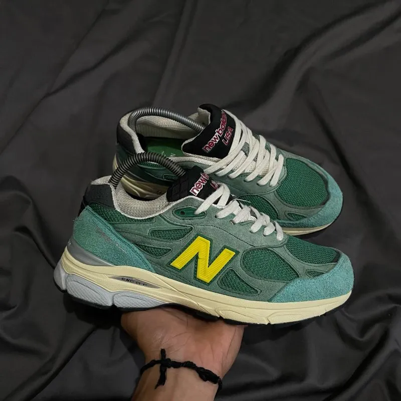 New Balance Sportswear Indie Sneakers Pria white green photo 1