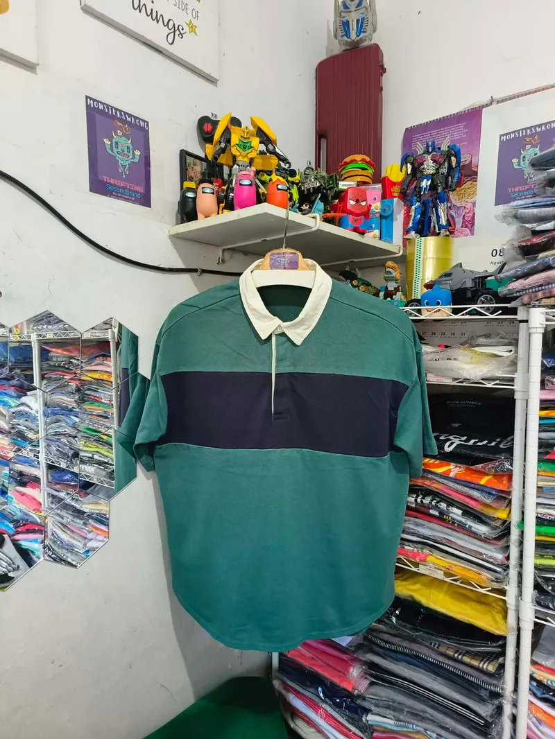 Streetwear Polo shirt Pria multicolor photo 1