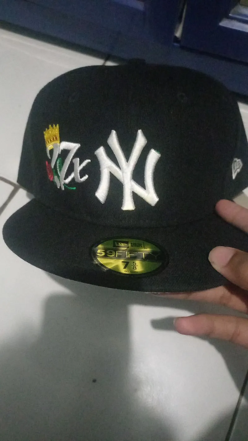 MLB Casual Hat Pria white black photo 1