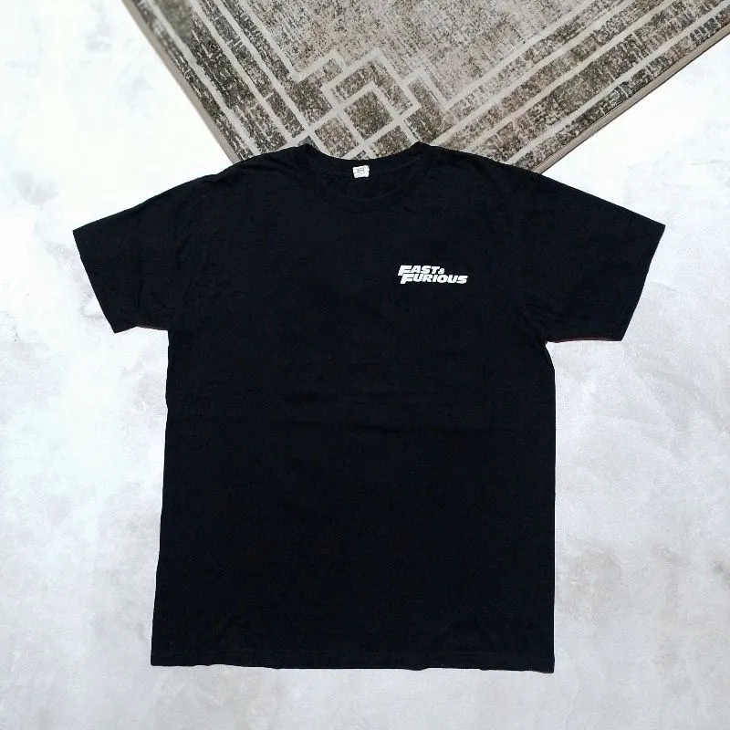 Gildan Streetwear Casual T-shirt Pria black photo 1