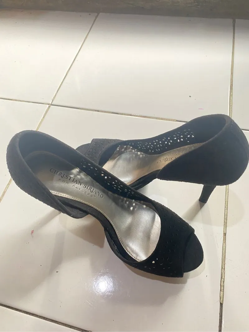 Christian Siriano Avant Garde Heels Wanita black photo 1