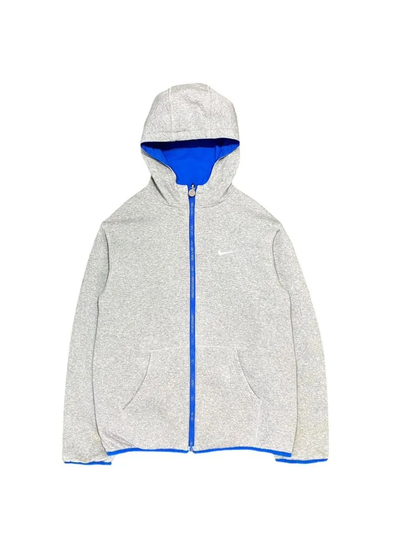 Nike Sportswear Casual Windbreaker Pria gray blue photo 1