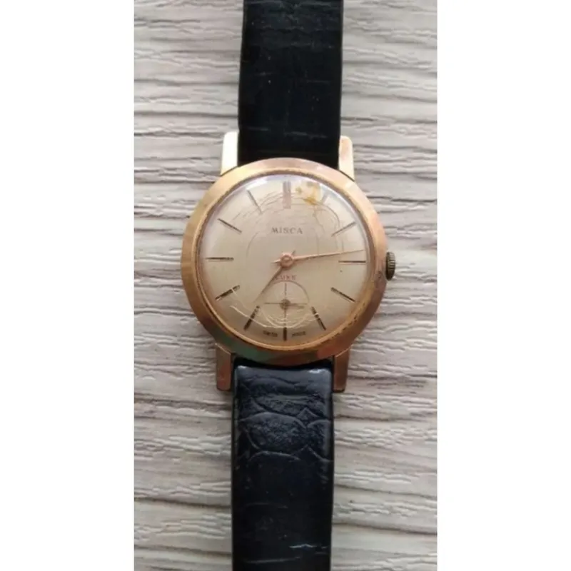 Vintage Luxury Watch Wanita gold black photo 1