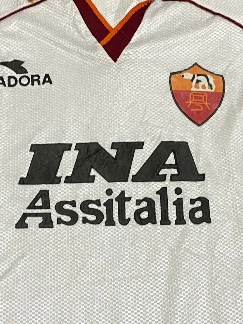 Diadora Roma Jersey 2000 1999 2000 Roma Diadora Ls Third Jersey