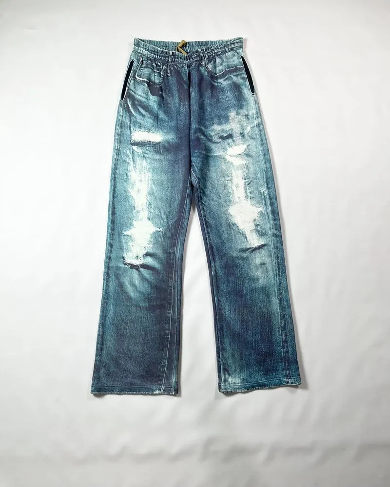 Japanese brand Sportswear Sweatpants & Joggers Pria blue photo 1