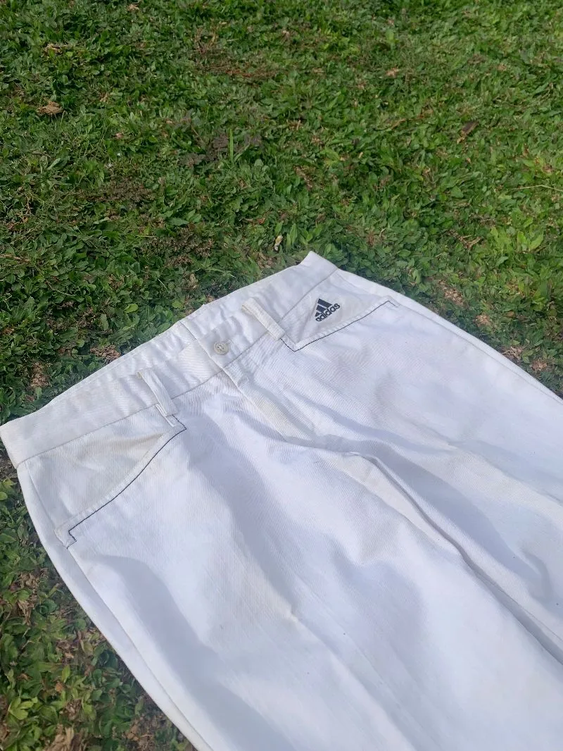 Adidas Vintage Casual pants Pria white photo 1