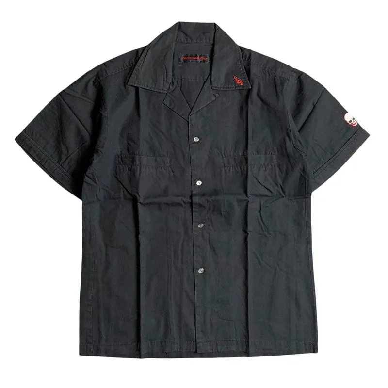Japanese brand Streetwear Casual shirt Pria black photo 1