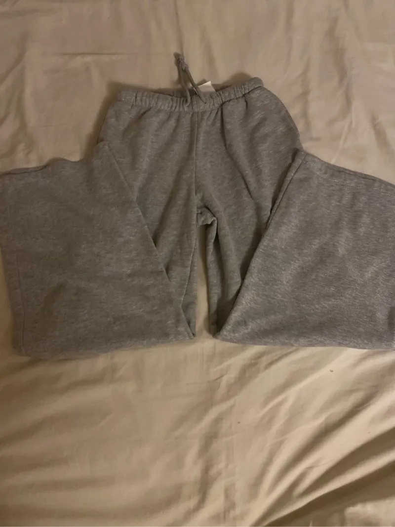 H&M Y2K Casual Sweatpants & Joggers Wanita gray photo 1