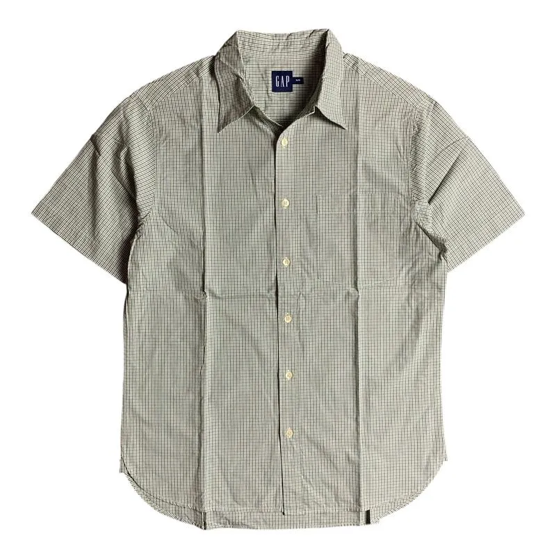 GAP Streetwear Casual Formal shirt Pria green photo 1