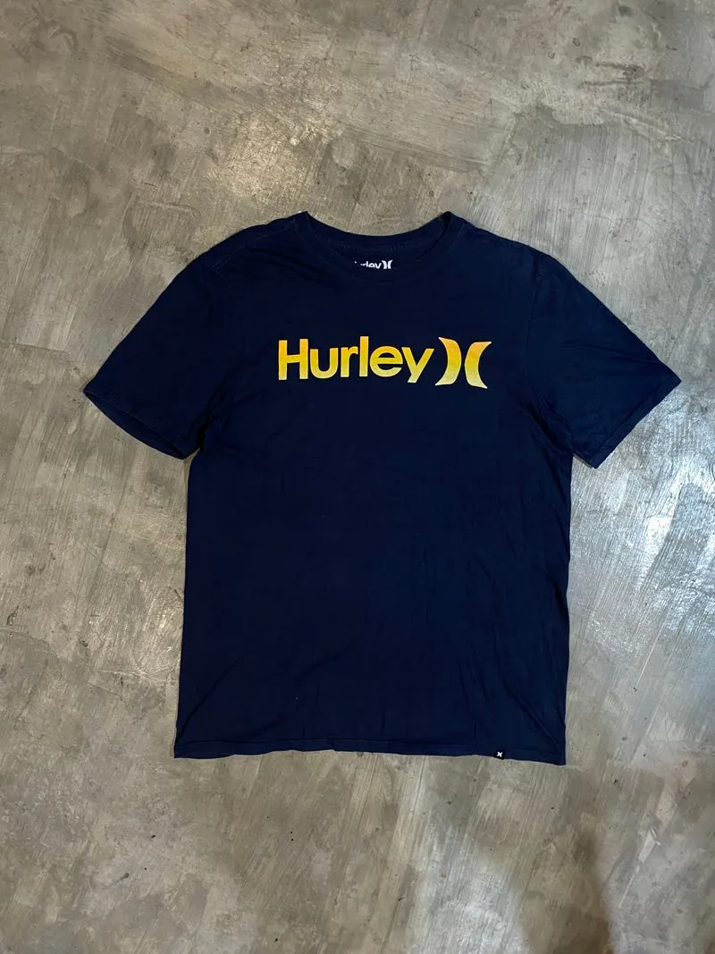 Hurley Streetwear Casual T-shirt Pria navy photo 1