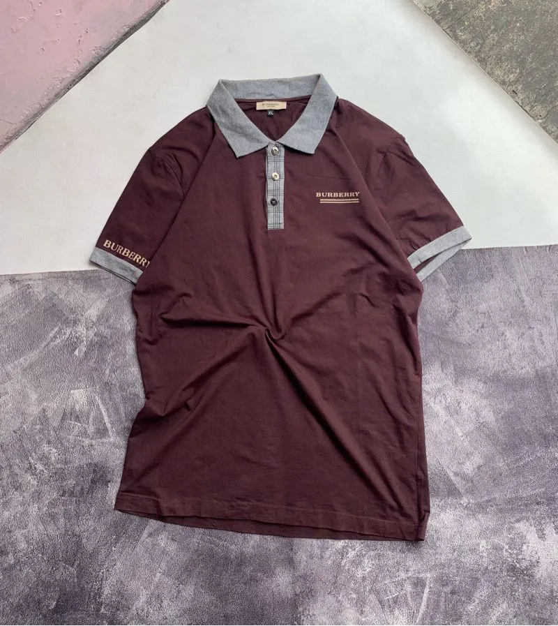 Burberry Luxury Polo shirt Pria brown photo 1