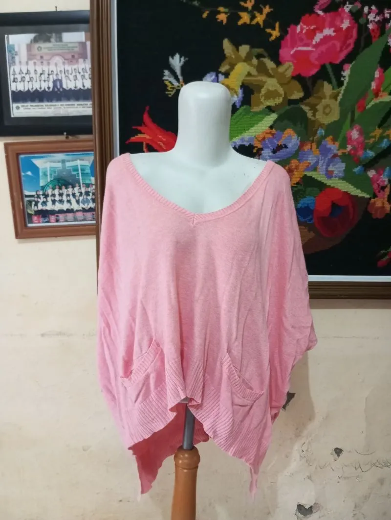 Vintage Sweater Wanita pink photo 1