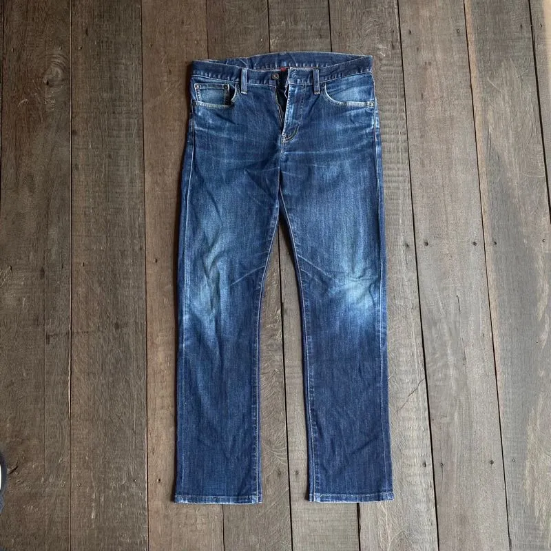 Uniqlo Casual Jeans Pria blue photo 1