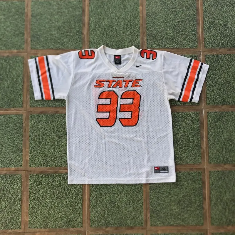 Nike Vintage Y2K Jersey Pria white orange photo 1