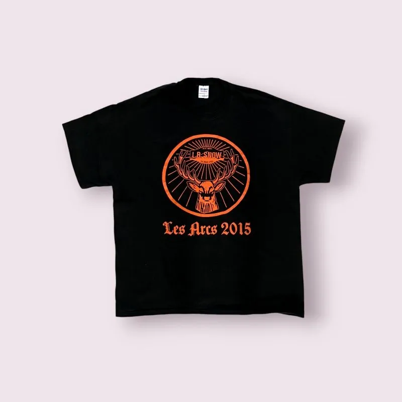 Gildan Vintage T-shirt Pria black photo 1
