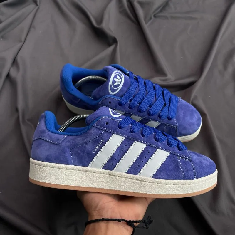Adidas Indie Casual Sneakers Pria white blue photo 1