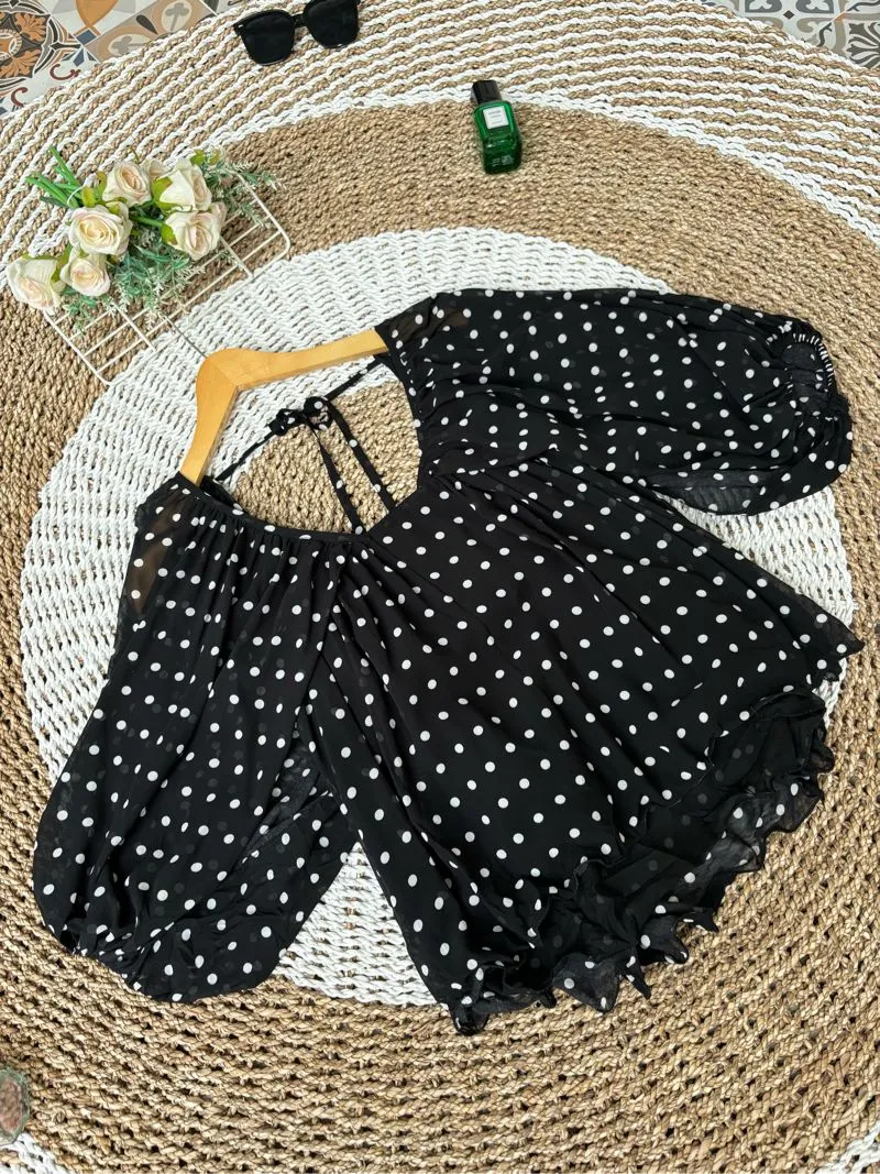 Casual Blouse Wanita black photo 1