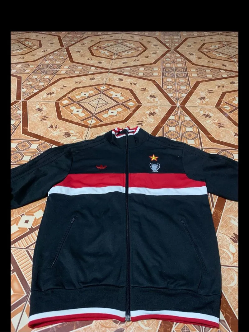 Adidas Casual Track jacket Pria black photo 1