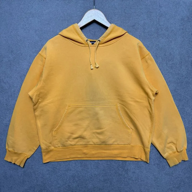 Uniqlo Vintage Streetwear Hoody Pria yellow photo 1