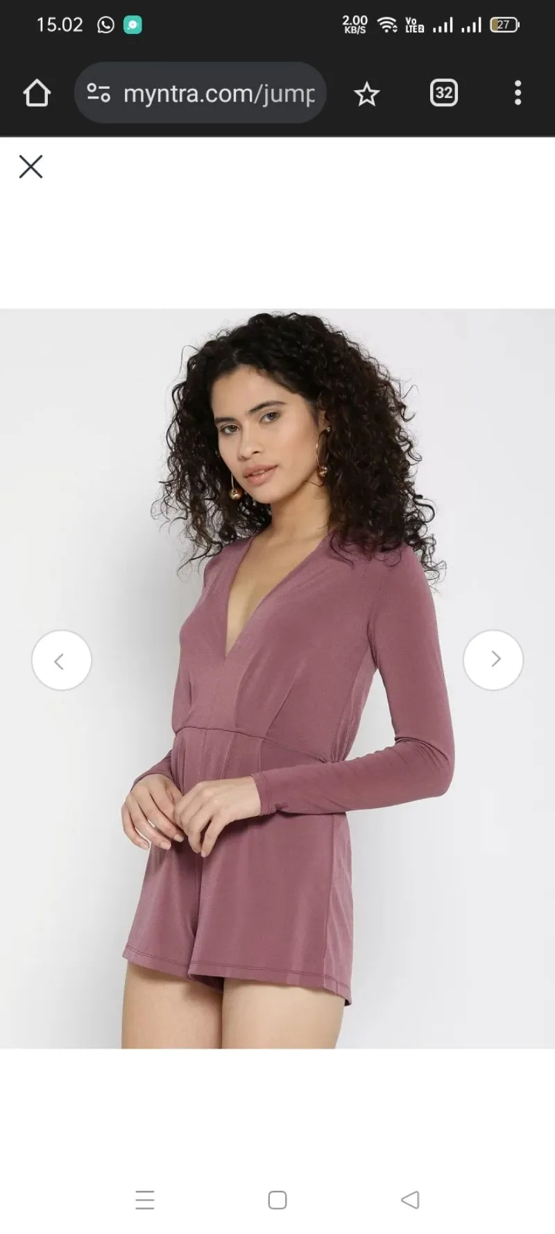Forever 21 Y2K Jumpsuit Wanita pink photo 1