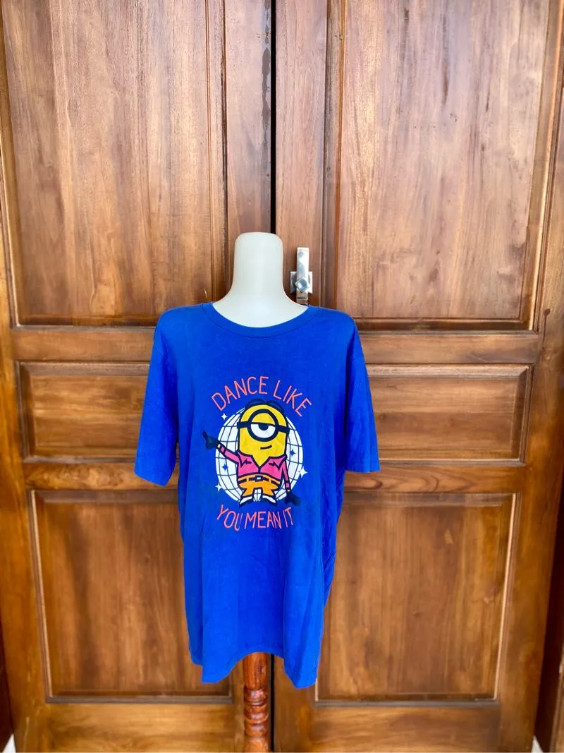 Uniqlo Vintage Casual T-shirt Pria blue photo 1