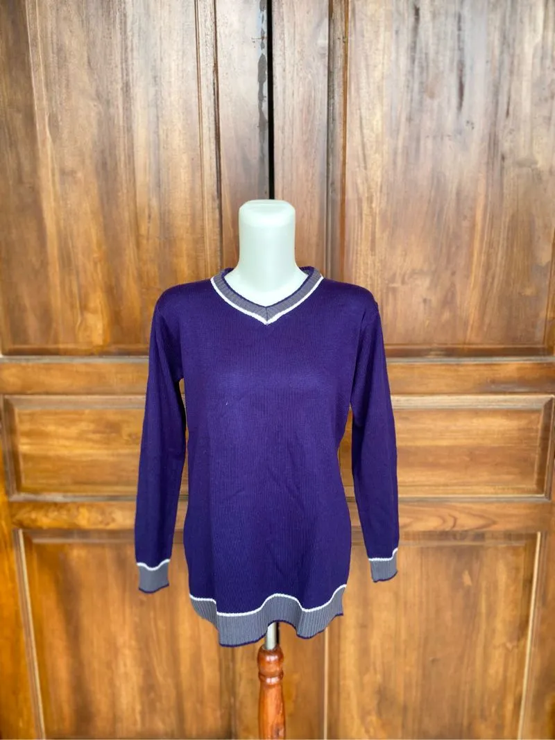 Indie Casual Sweatshirt Wanita purple photo 1
