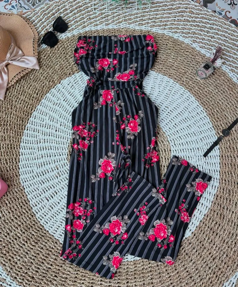 Luxury Jumpsuit Wanita black photo 1