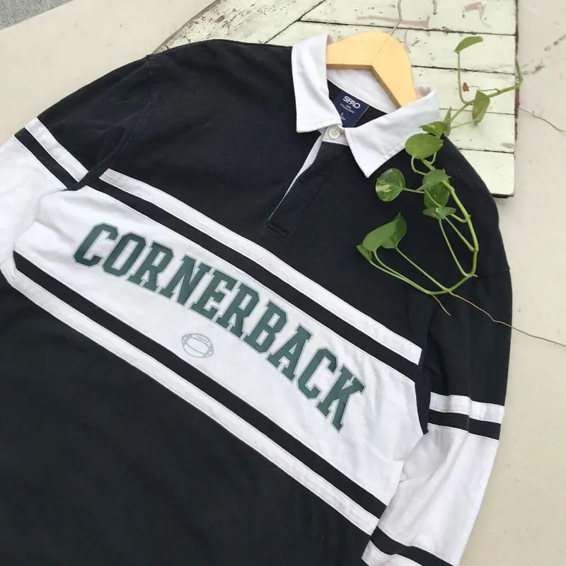 Spao Futurist Sweatshirt Pria white black photo 1