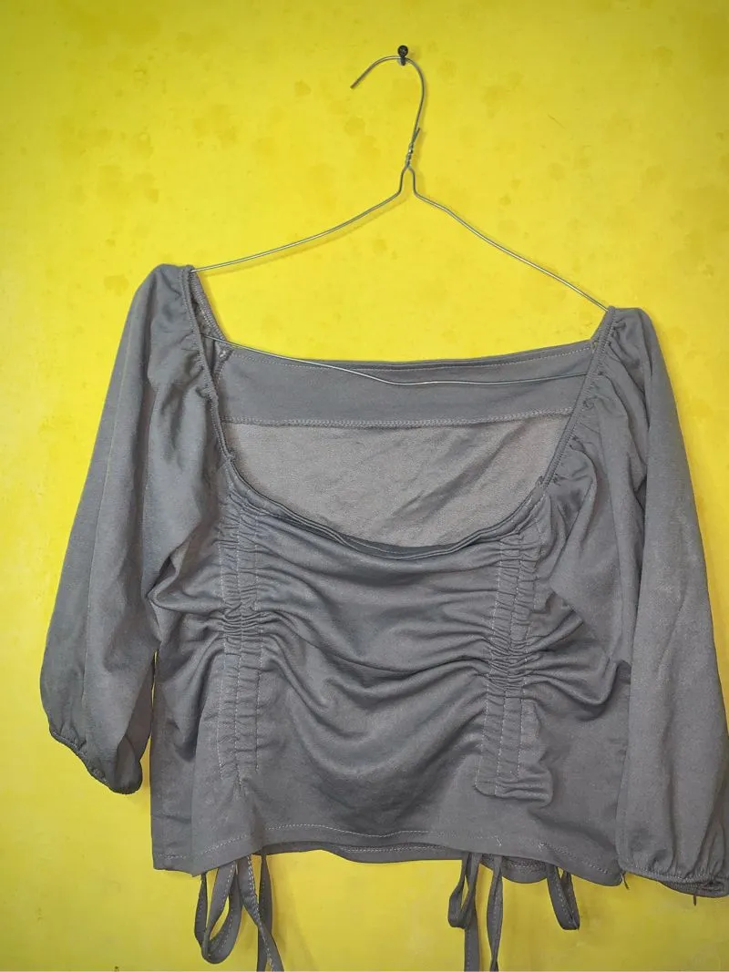 Japanese brand Lolita Shirt dress Wanita gray photo 1
