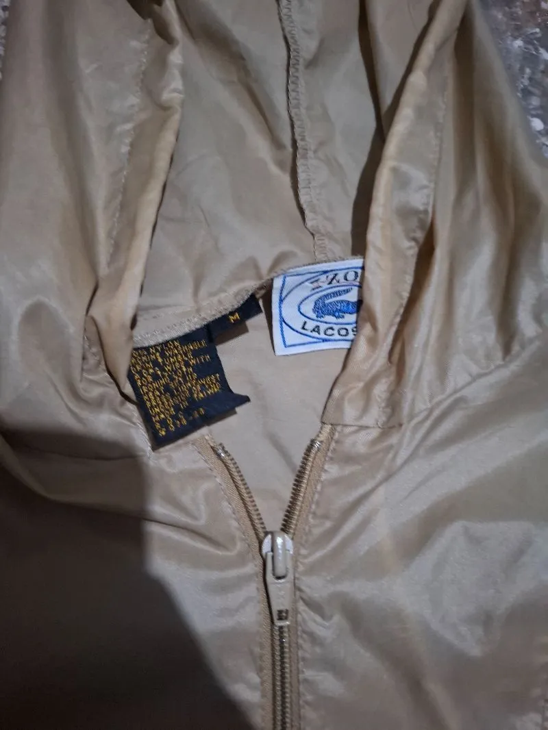 Lacoste Vintage Luxury Sweatshirt Pria tan photo 1
