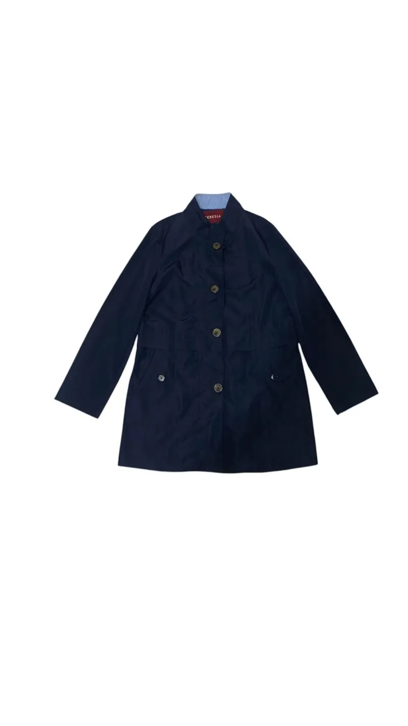 Casual Trench coat Wanita navy photo 1