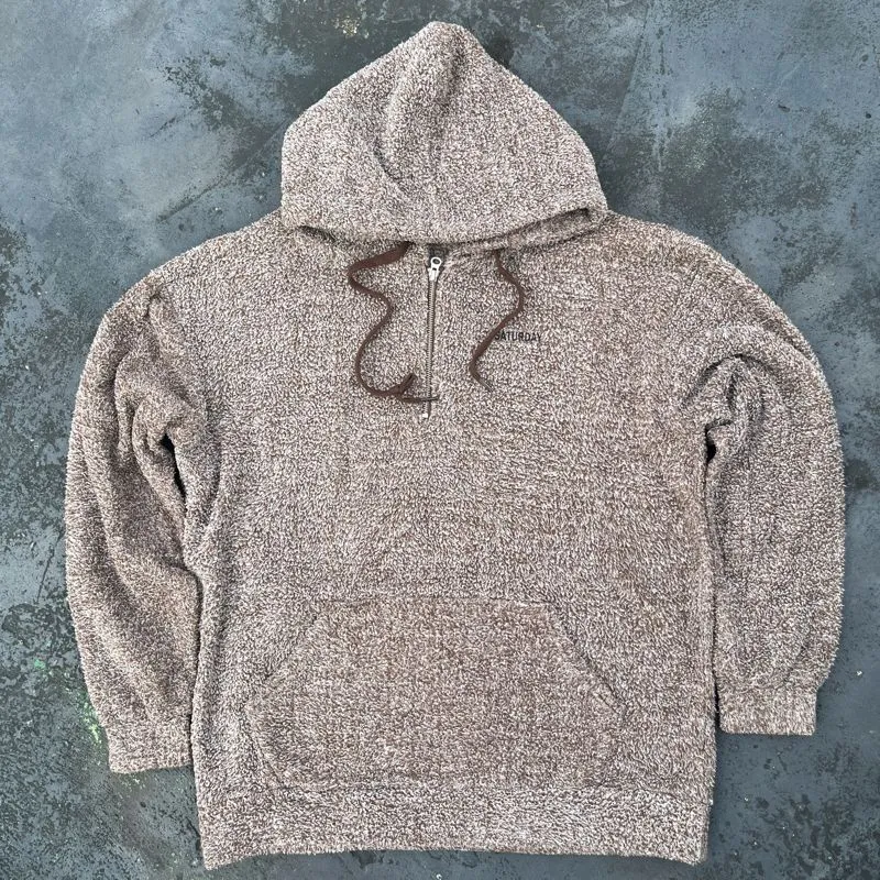 Japanese brand Casual Hoody Pria brown photo 1