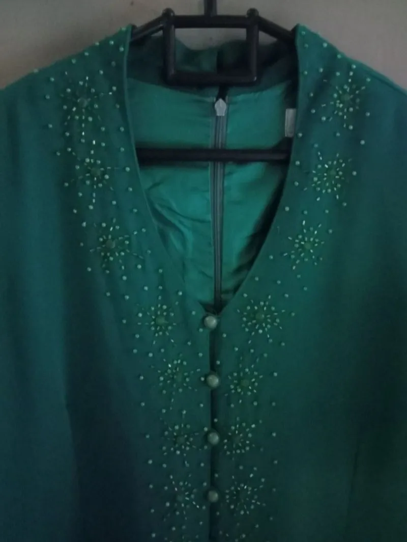 Luxury Evening dress Wanita green photo 1