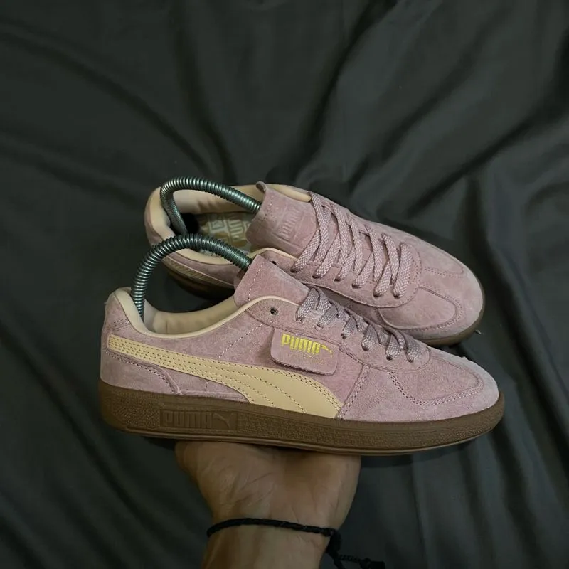 Puma Indie Casual Sneakers Wanita tan pink photo 1