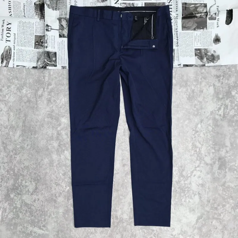 H&M Casual Formal pants Pria navy photo 1