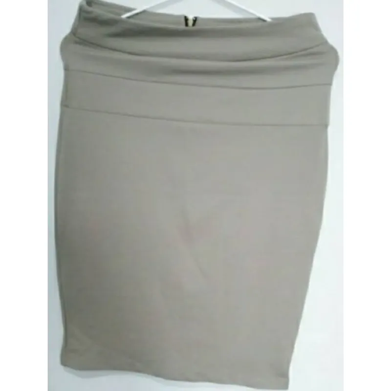 Luxury Casual Skirt Wanita tan photo 1