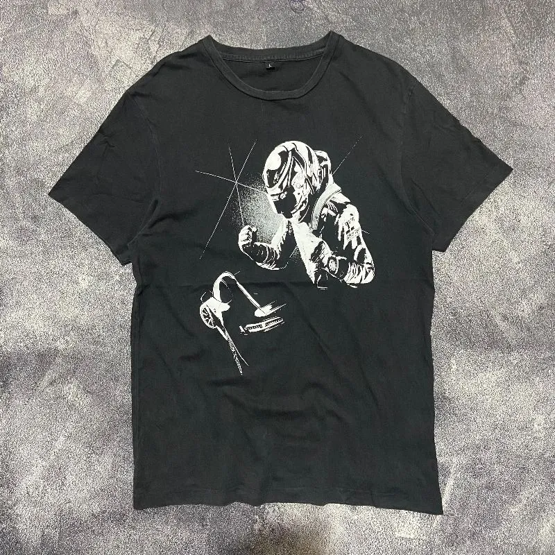 Uniqlo Sportswear T-shirt Pria white black photo 1