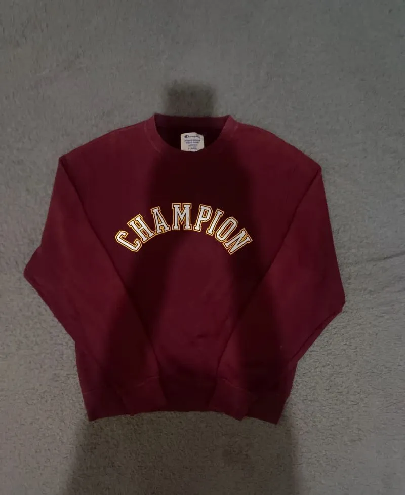 Champion Skater Casual Sweater Pria burgundy photo 1