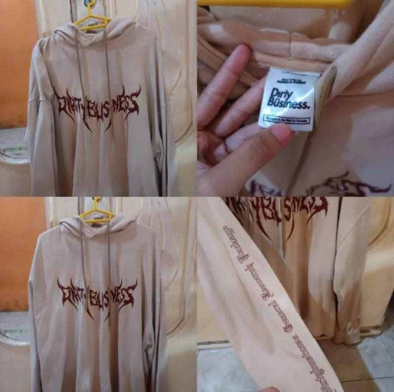 Dirty Business Casual Hoody Wanita tan brown photo 1