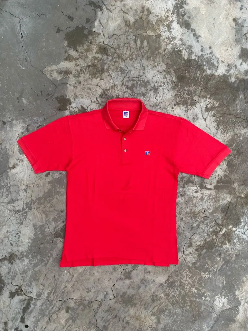 Russell Athletic Casual Polo shirt Pria red photo 1