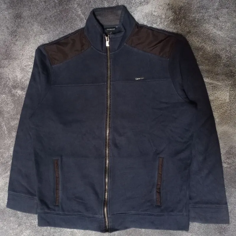 Zipper Jacket Calvin Klein Shorts Rn 36543 Calvin Klein Men's Grey